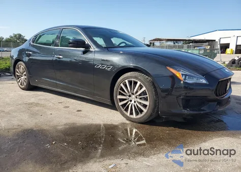 2022 Maserati Quattroporte Modena из США, поврежденный, VIN ZAM56YPM9N1388449
